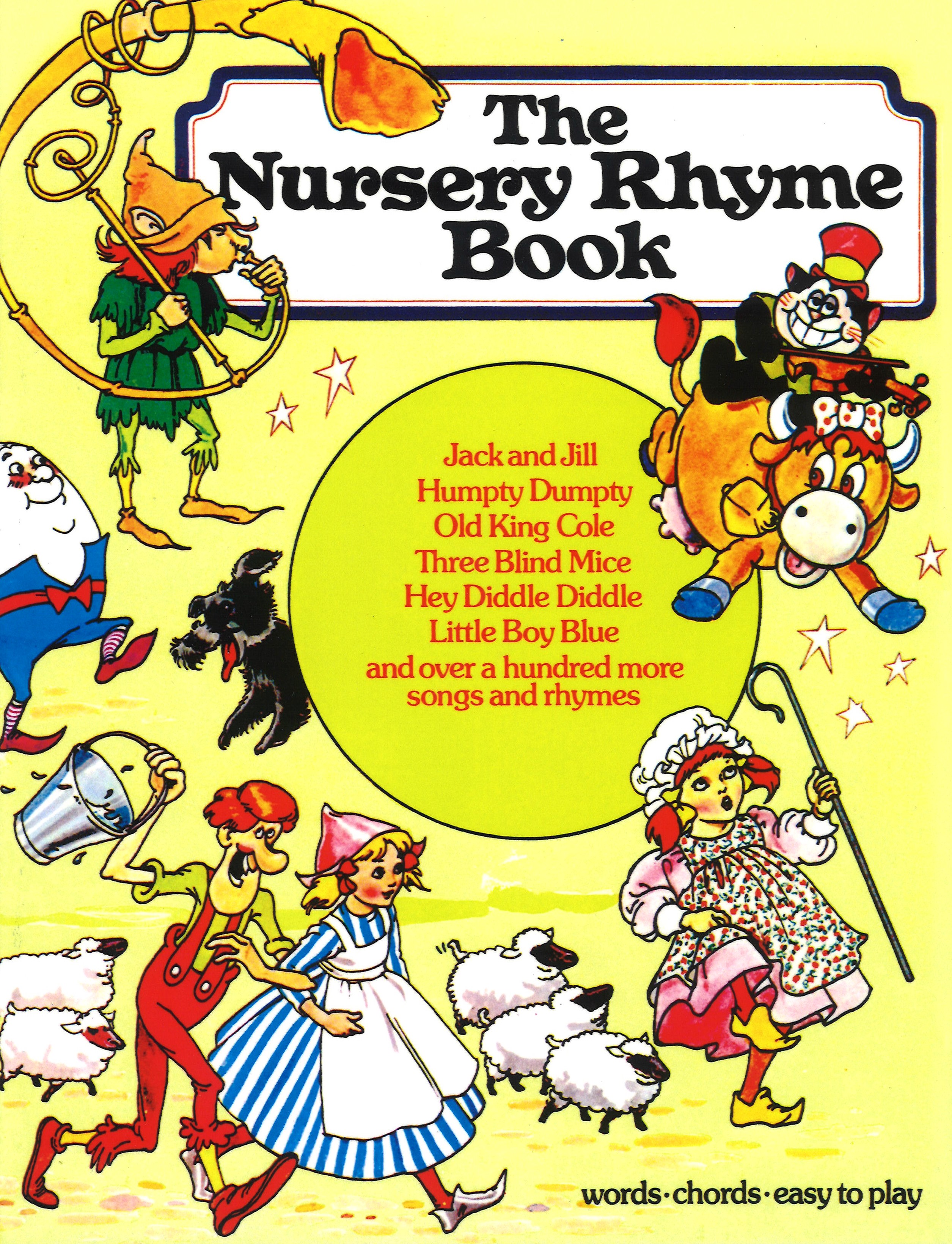Nursery Rhyme Book Sheet Music Songbook