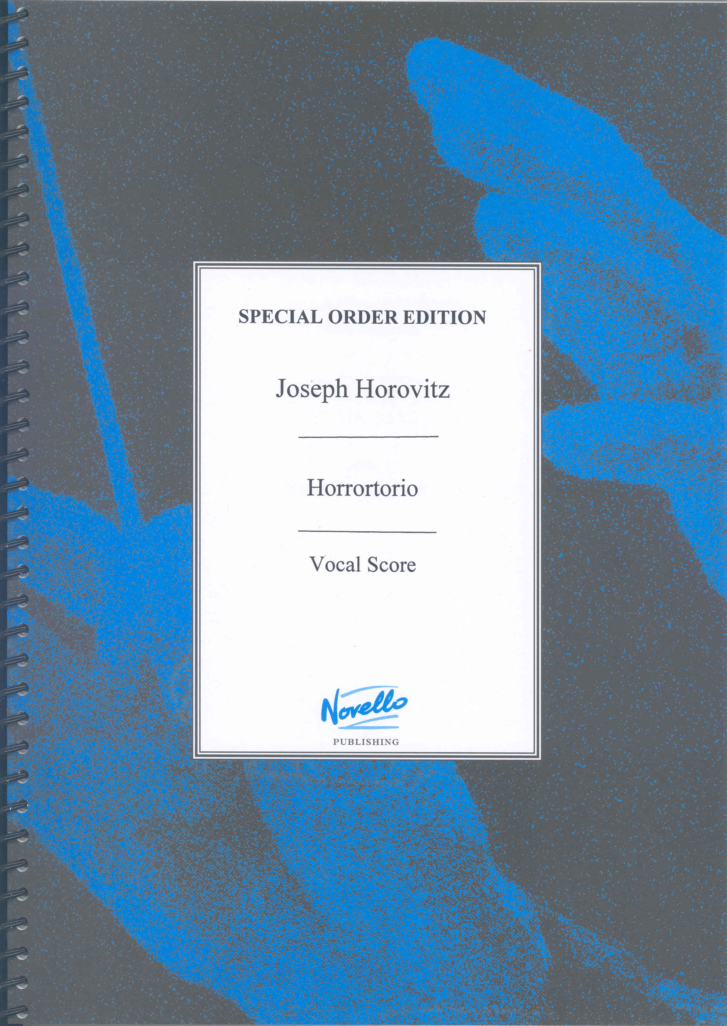 Horrortorio Horovitz Vocal Score Sheet Music Songbook