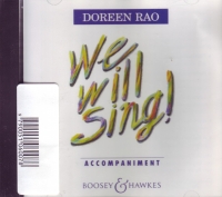 We Will Sing Rao Accompainment Cd Sheet Music Songbook