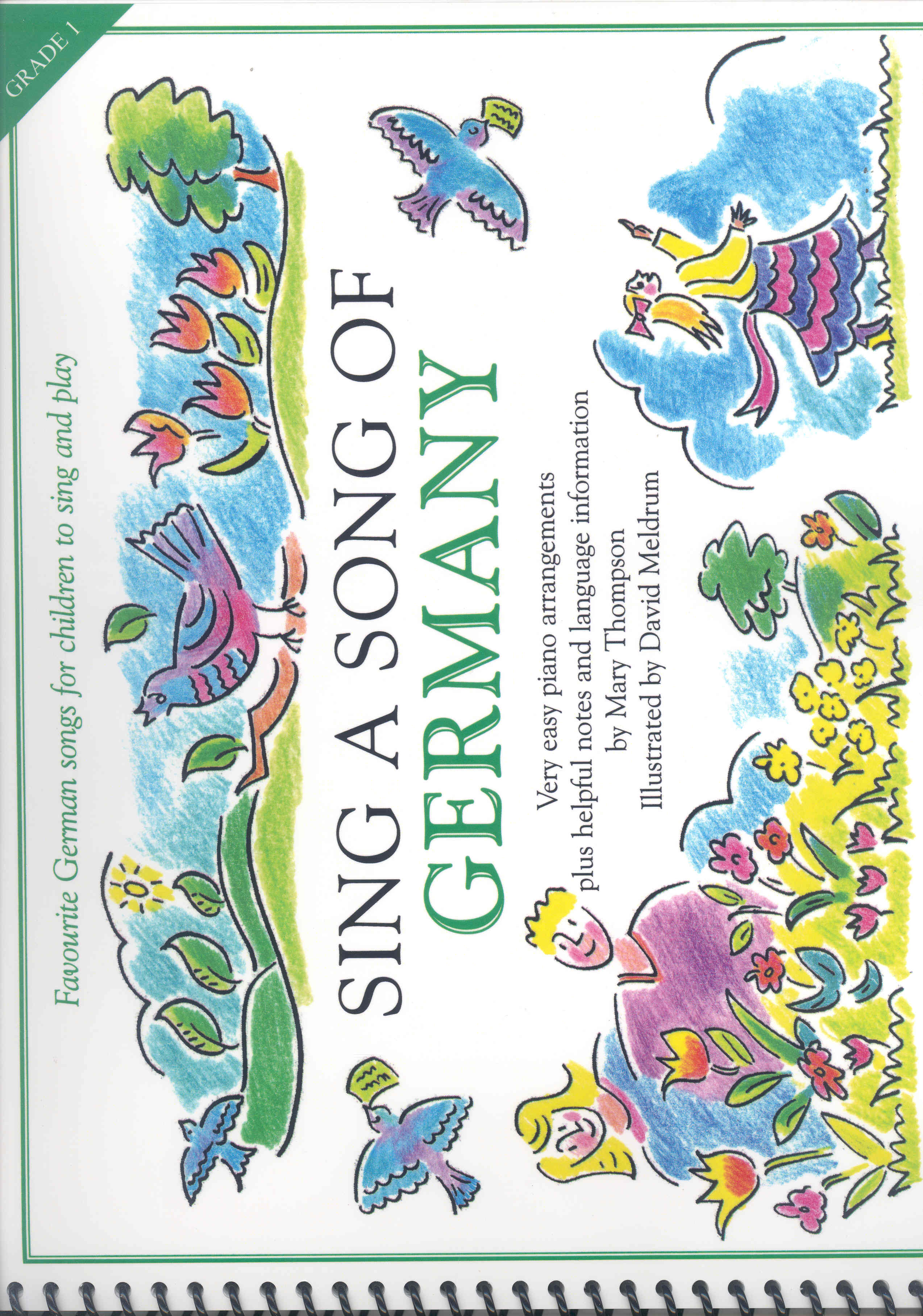 Sing A Song Of Germany Thompson Sheet Music Songbook