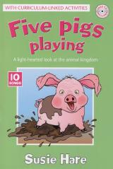 Five Pigs Playing Hare Book & Cd Sheet Music Songbook
