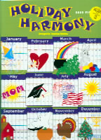 Holiday Harmony Book & Cd Sheet Music Songbook