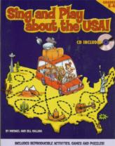 Sing & Play About The Usa Gallina Book & Cd Sheet Music Songbook