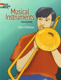 Musical Instruments Colouring Book Mchenry Sheet Music Songbook