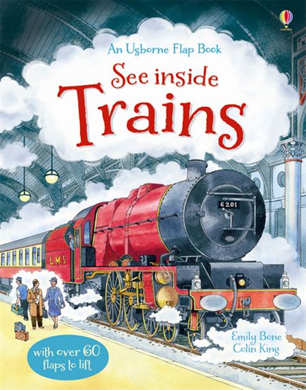 Usborne See Inside Trains Flap Book Sheet Music Songbook