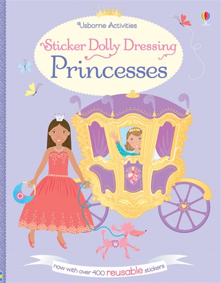 Usborne Sticker Dolly Dressing Princesses Sheet Music Songbook