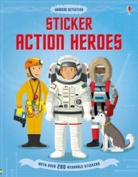 Usborne Sticker Action Heroes Sheet Music Songbook