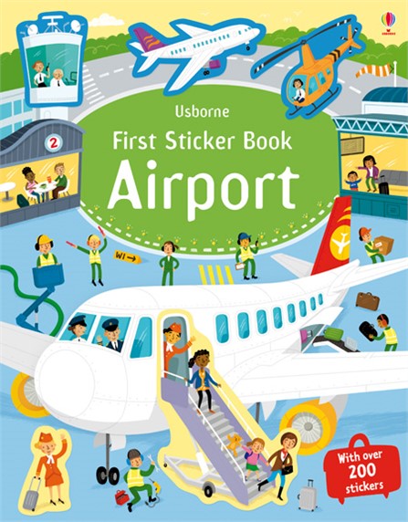 Usborne First Sticker Book Airport Sheet Music Songbook
