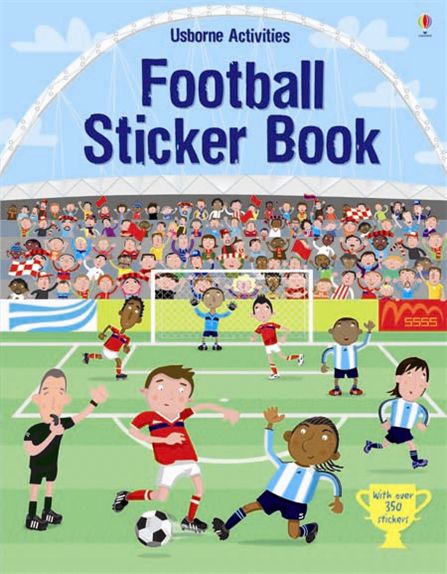 Usborne Football Sticker Book Sheet Music Songbook