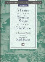 7 Praise & Worship Songs Solo Voice Med/low Sheet Music Songbook
