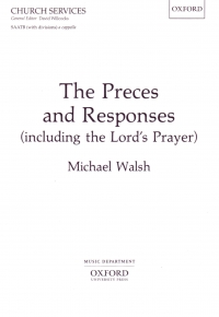 Preces And Responses Walsh Saatb Unaccompanied Sheet Music Songbook