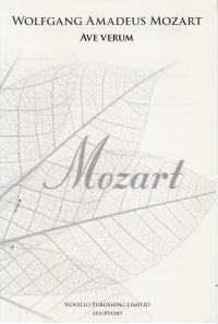 Ave Verum Corpus Mozart English/latin Ssa Sheet Music Songbook