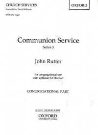 Communion Service Series 3 Rutter Cong Part Satb Sheet Music Songbook