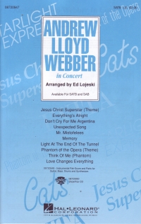 Andrew Lloyd Webber In Concert Satb Sheet Music Songbook