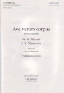 Ave Verum Corpus Mozart Satb Sheet Music Songbook