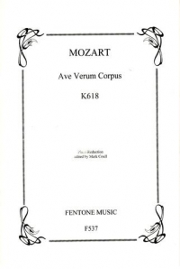 Ave Verum Corpus K618 Mozart/coull Satb Sheet Music Songbook