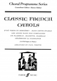 Classic French Carols Trepte Satb Sheet Music Songbook