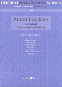 Bruckner Great Unaccompanied Motets Satb Sheet Music Songbook