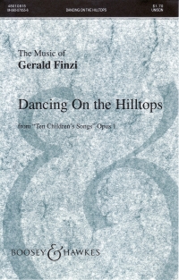 Dancing On The Hilltops Finzi Unison Sheet Music Songbook