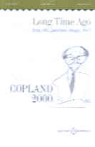 Long Time Ago Copland Unison Sheet Music Songbook