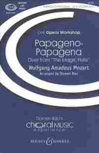 Papageno Papagena Duet From Magic Flute Mozart Ss Sheet Music Songbook