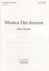 Musica Dei Donum Satb & Flute Rutter Sheet Music Songbook