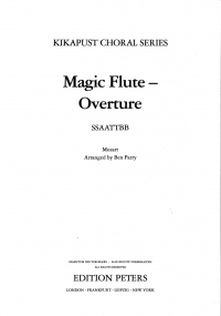 Magic Flute Overture Mozart/parry Ssaattbb Sheet Music Songbook