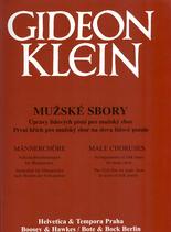 Complete Works For Male Chorus Klein Ttbb Sheet Music Songbook