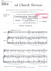 Communion Service In Eb White Unison Sheet Music Songbook