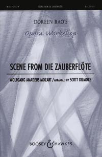 Scene From The Magic Flute Mozart 4pt Treble Sheet Music Songbook