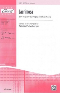 Lacrimosa (requiem) Mozart/liebergen Satb Sheet Music Songbook