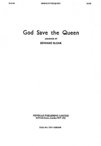 God Save The Queen Elgar Satb Sheet Music Songbook