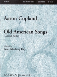 Copland Old American Songs Sab/piano Sheet Music Songbook