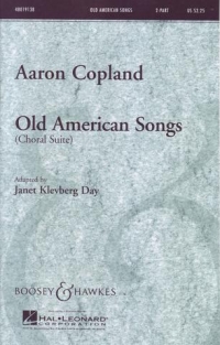 Copland Old American Songs Sa & Piano Sheet Music Songbook