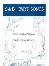 Come Away Death Vaughan Williams Ssatb Sheet Music Songbook