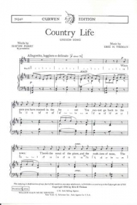 Country Life Thiman Unison Piano Sheet Music Songbook