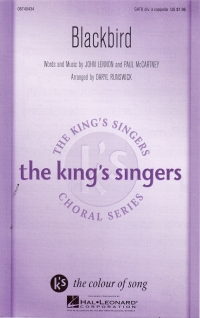 Blackbird (beatles/runswick) Kings Singers Satb Sheet Music Songbook