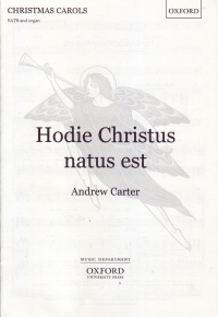 Hodie Christus Natus Carter Sheet Music Songbook