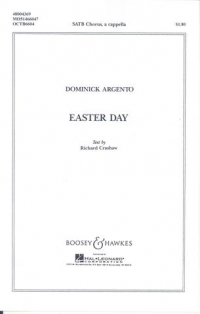Easter Day Argento Satb Sheet Music Songbook