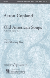 Old American Songs Copland Ss Sheet Music Songbook
