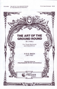Bach Pdq Art Of Ground Round Sheet Music Songbook