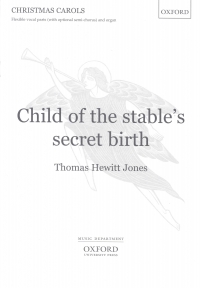 Child Of The Stables Secret Birth Hewitt Jones Sheet Music Songbook