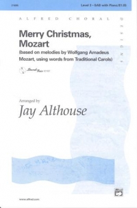 Merry Christmas Mozart Althouse Sab Sheet Music Songbook