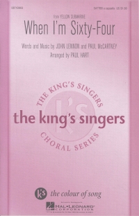 When Im Sixty Four Beatles/kings Singers Sattbb Sheet Music Songbook