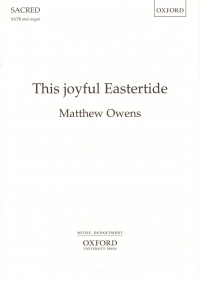 This Joyful Eastertide Owens Satb & Organ Sheet Music Songbook