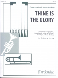 Harris Thine Is The Glory Brass Quartet/quintet Sheet Music Songbook