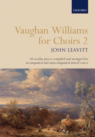 Vaughan Williams For Choirs 2 Leavitt Satb & Piano Sheet Music Songbook