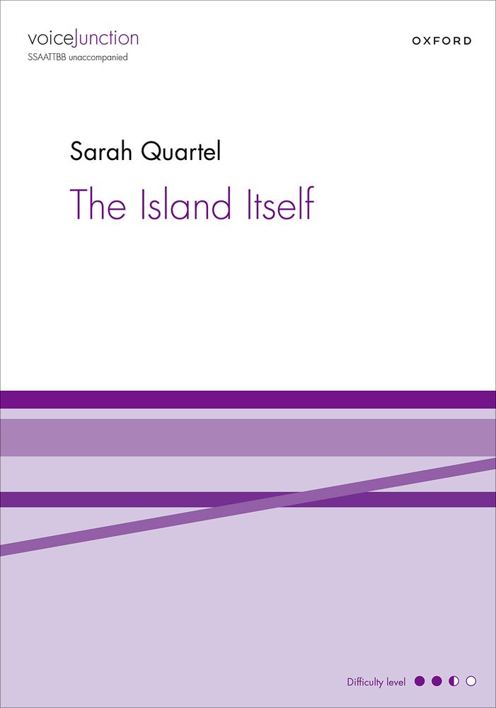 The Island Itself Quartel Ssaattbb Unaccompanied Sheet Music Songbook