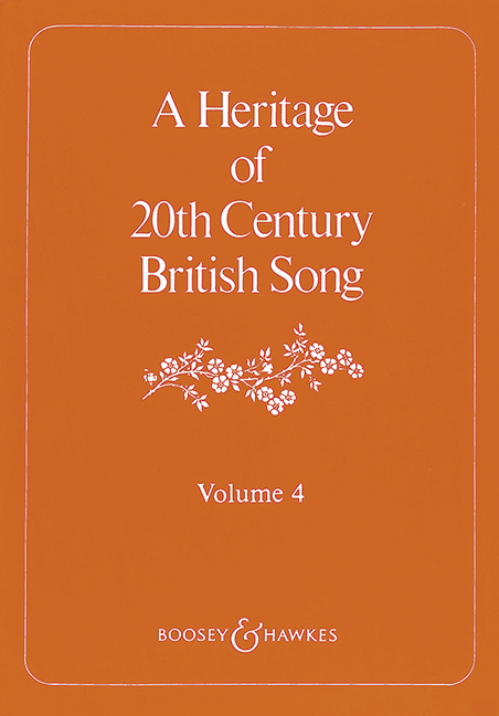 Heritage Of 20th Century British Song Vol 4 Sheet Music Songbook