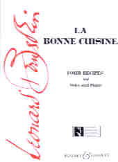 Bernstein La Bonne Cuisine Sheet Music Songbook